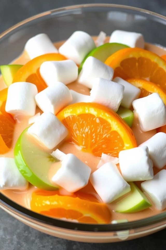 pumpkin spice fruit salad