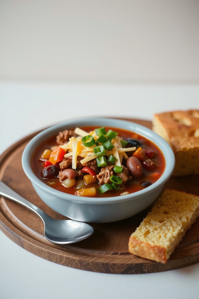 quick hearty chili dinner