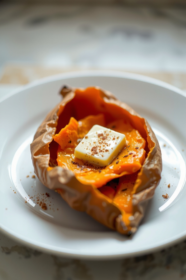quick nutritious microwave sweet potatoes