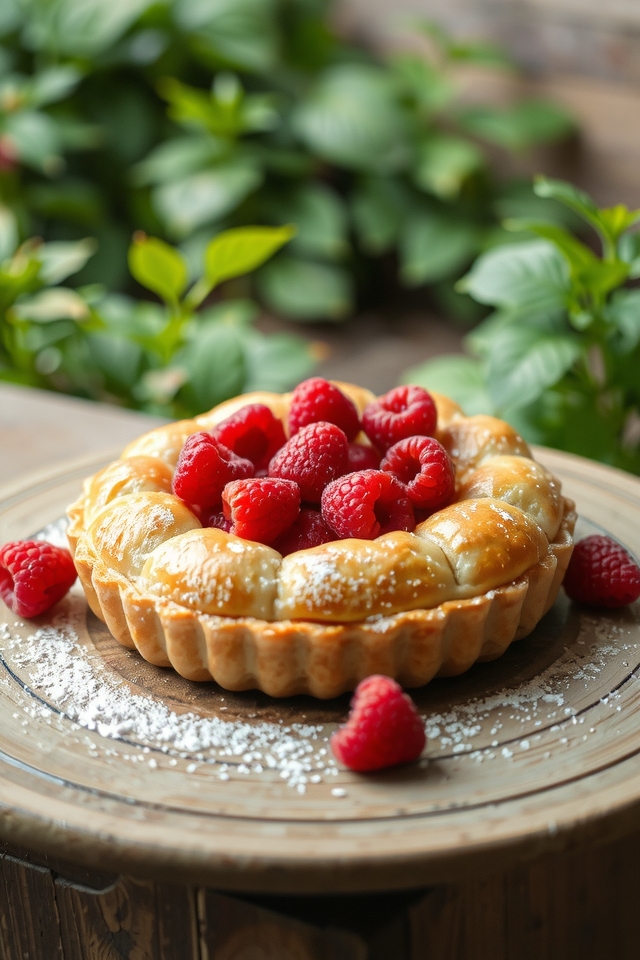raspberry almond tart delight