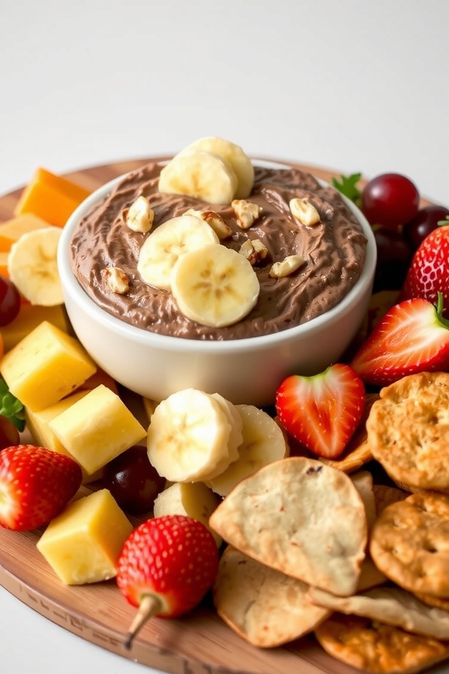 rich chocolate hazelnut dip