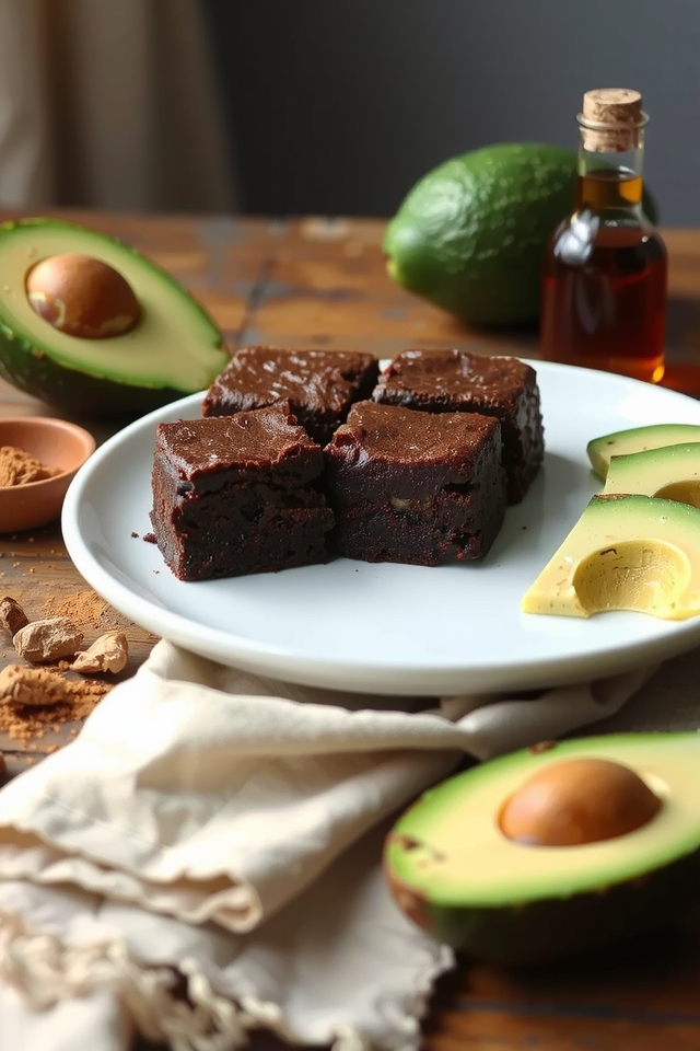 rich fudgy healthy brownies