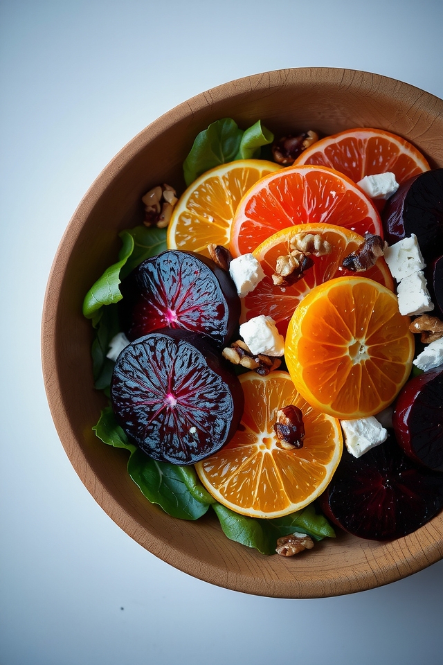 roasted beet citrus salad