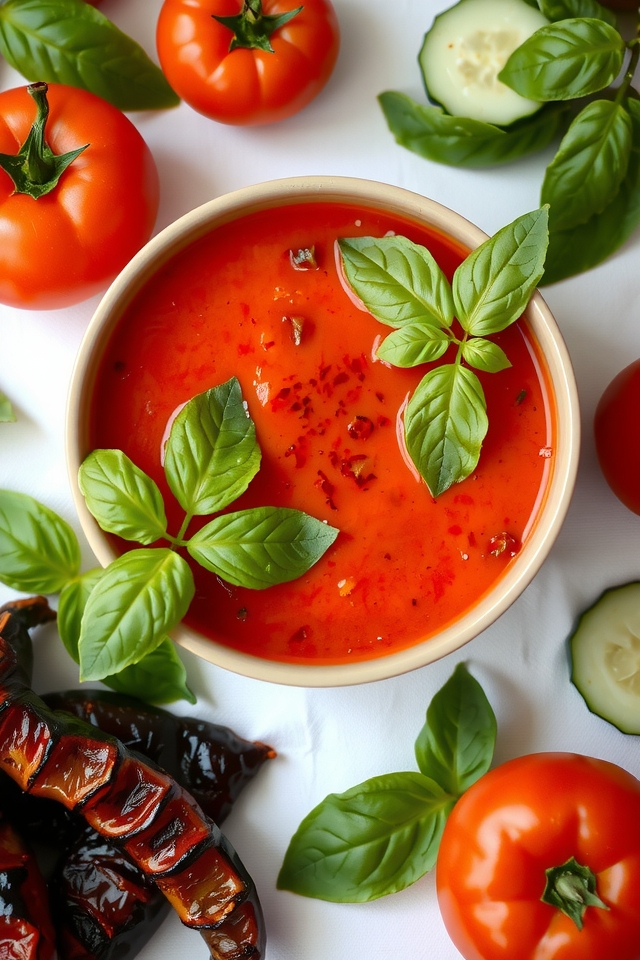 roasted red pepper soup