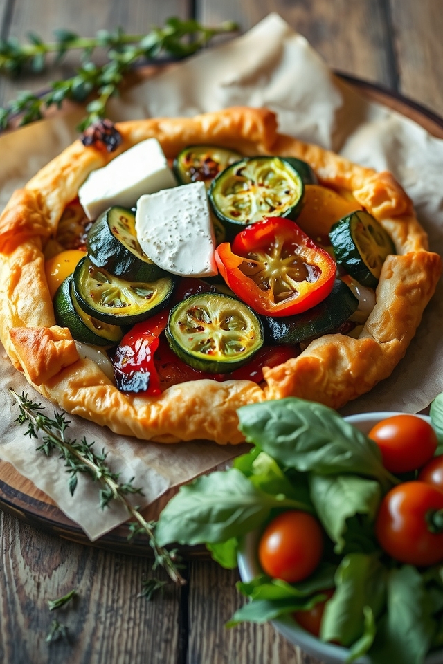 roasted vegetable tart delight