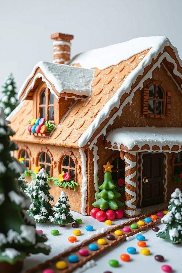 rustic charming gingerbread lodge