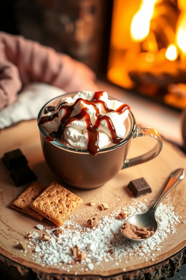 s mores hot chocolate delight