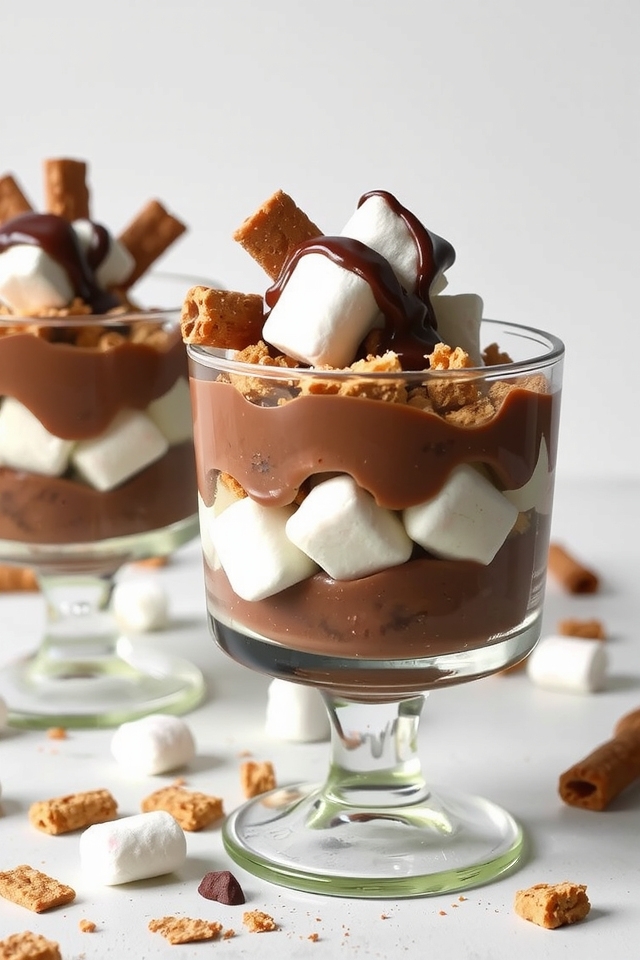 s mores inspired dessert layers