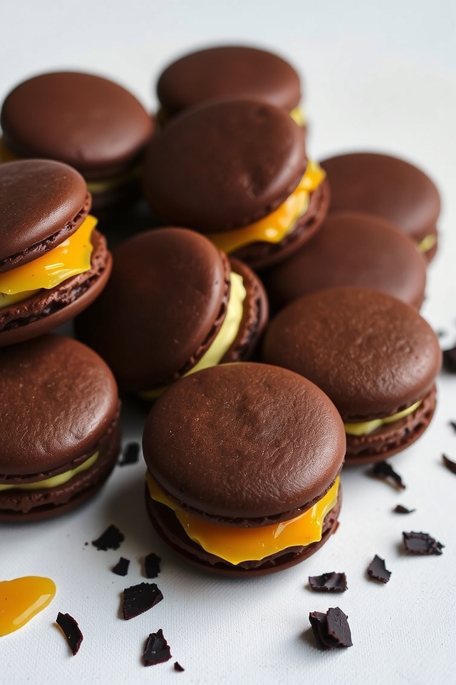 sacher torte macarons delight