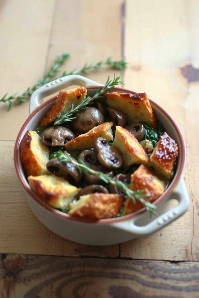 savory bread pudding delight