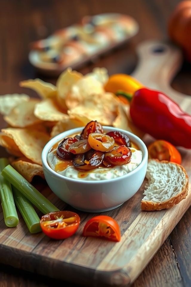 savory caramelized onion dip
