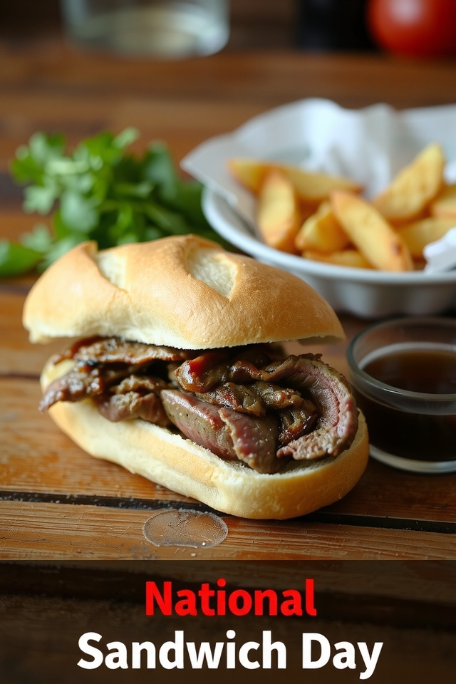 savory roast beef sandwich
