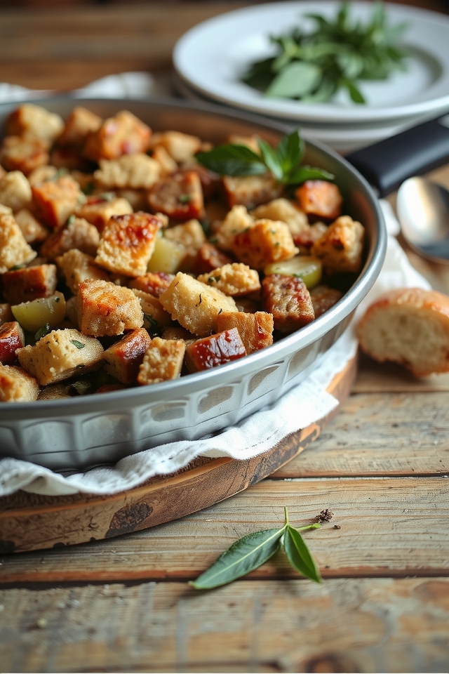 savory sausage stuffing delight