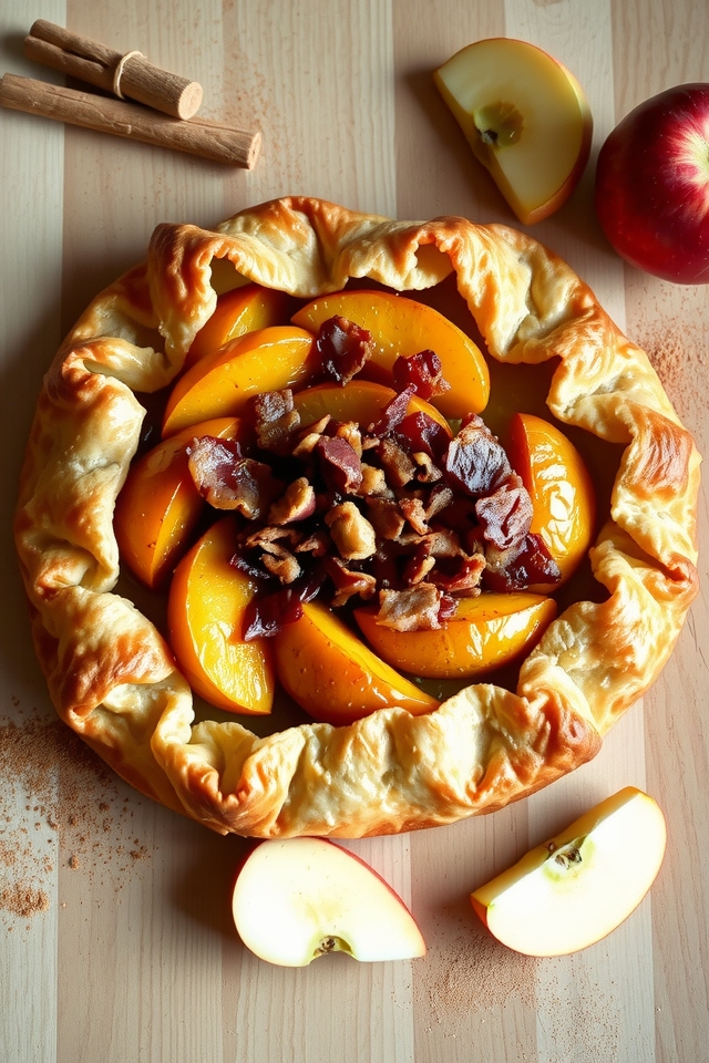 savory sweet apple galette