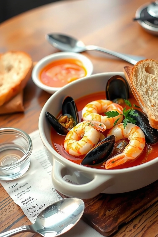 seafood stew with rouille