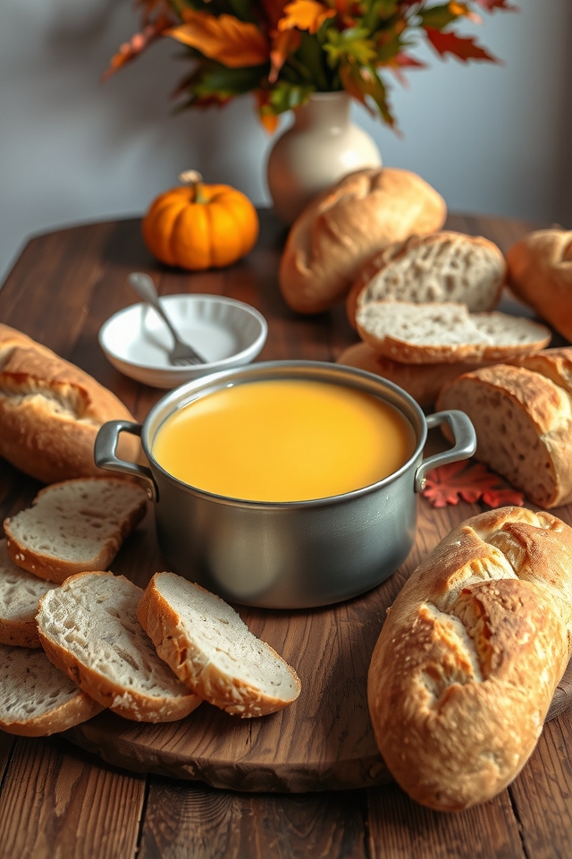 sourdough cheese fondue delight