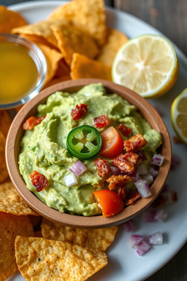 spicy bacon avocado dip