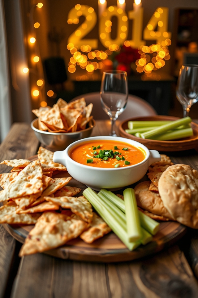 spicy cheesy chicken dip
