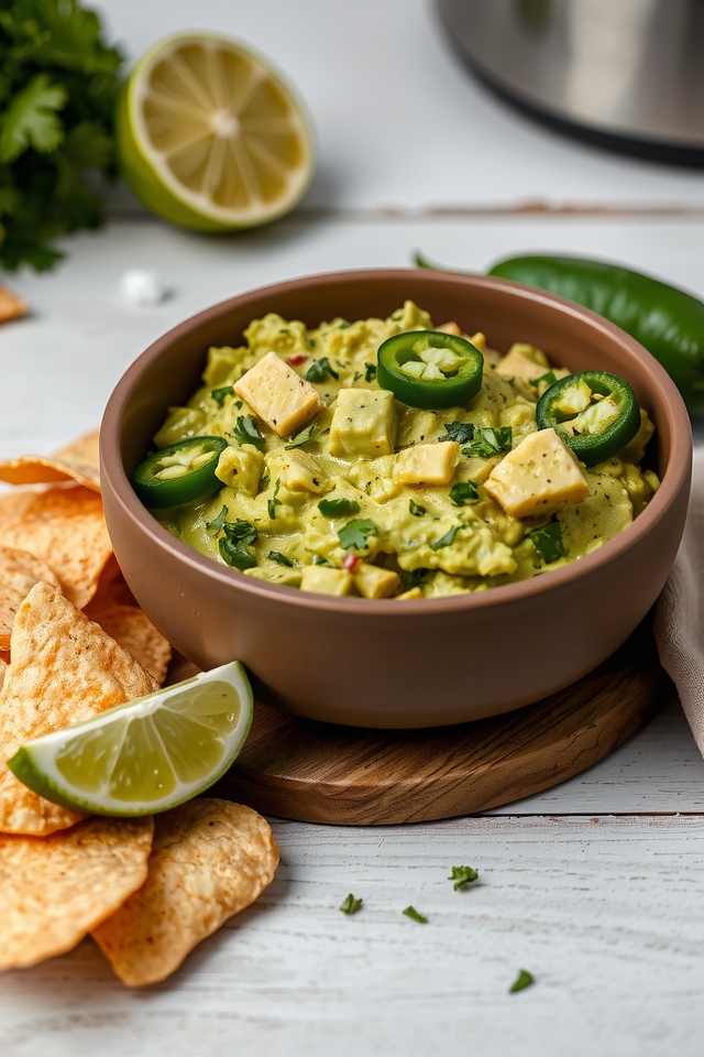 spicy cilantro avocado dip