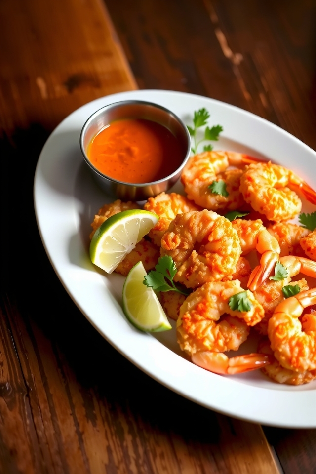 spicy crispy fried shrimp