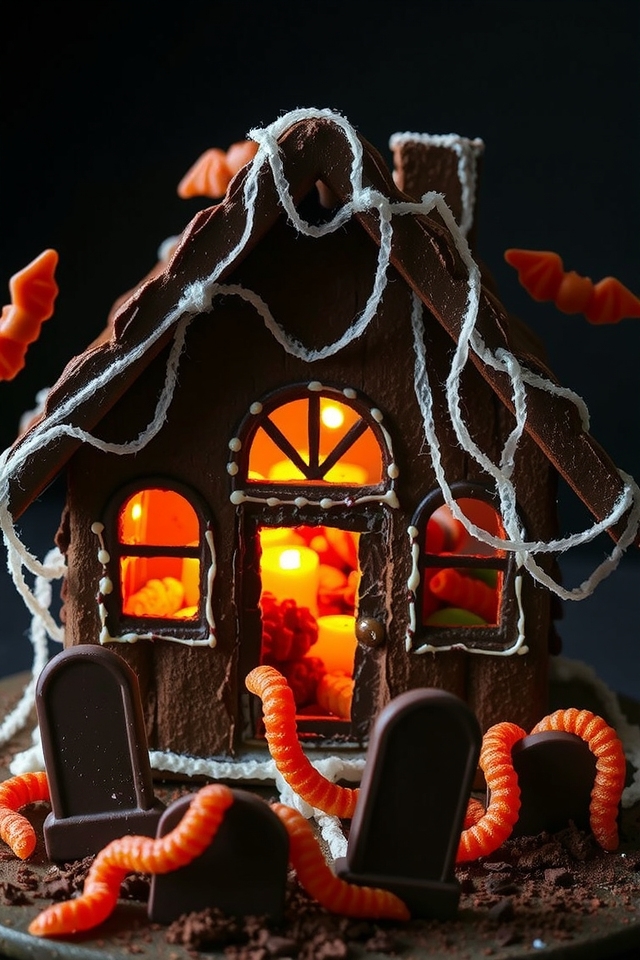 spooky gingerbread house decorations