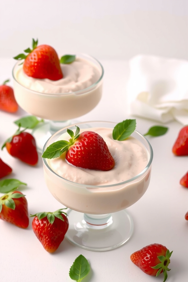 strawberry basil dessert delight