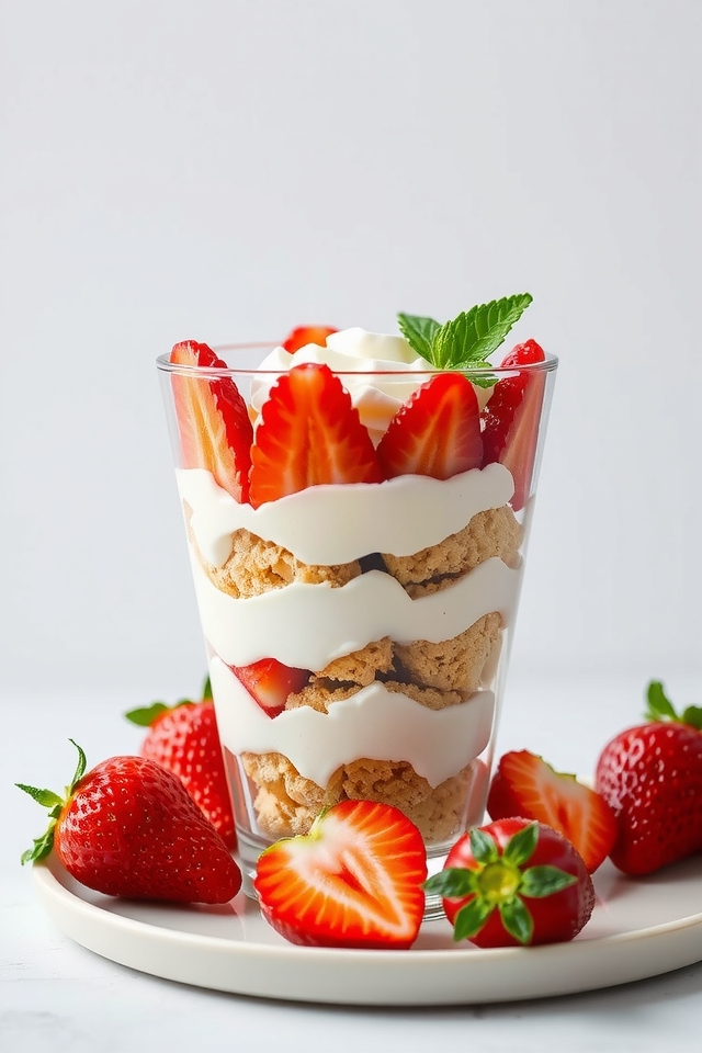 strawberry shortcake layered delight