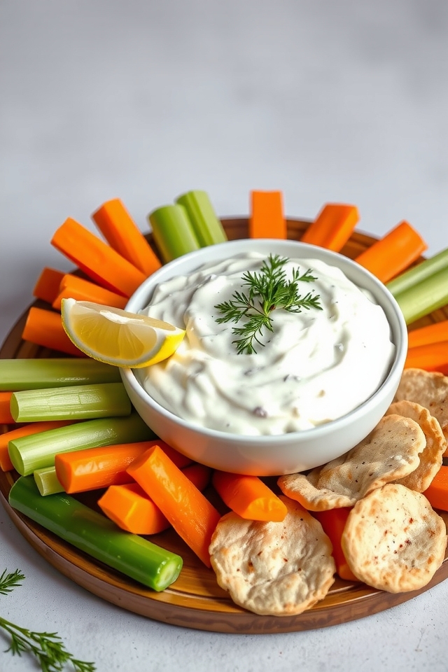 tangy light healthy dip