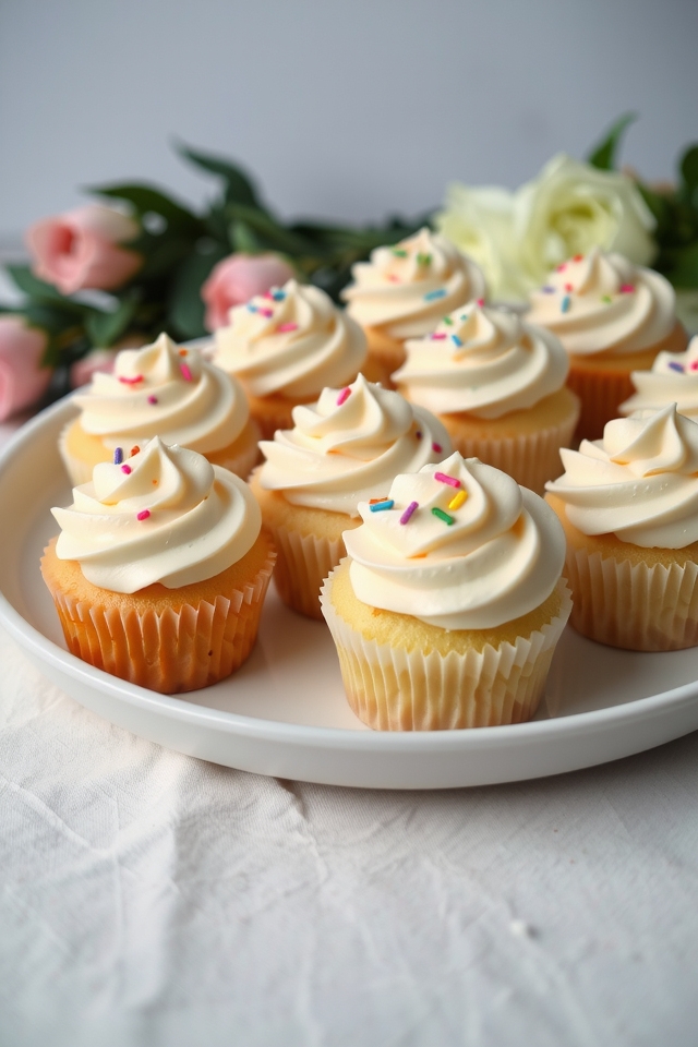 timeless vanilla bean cupcakes