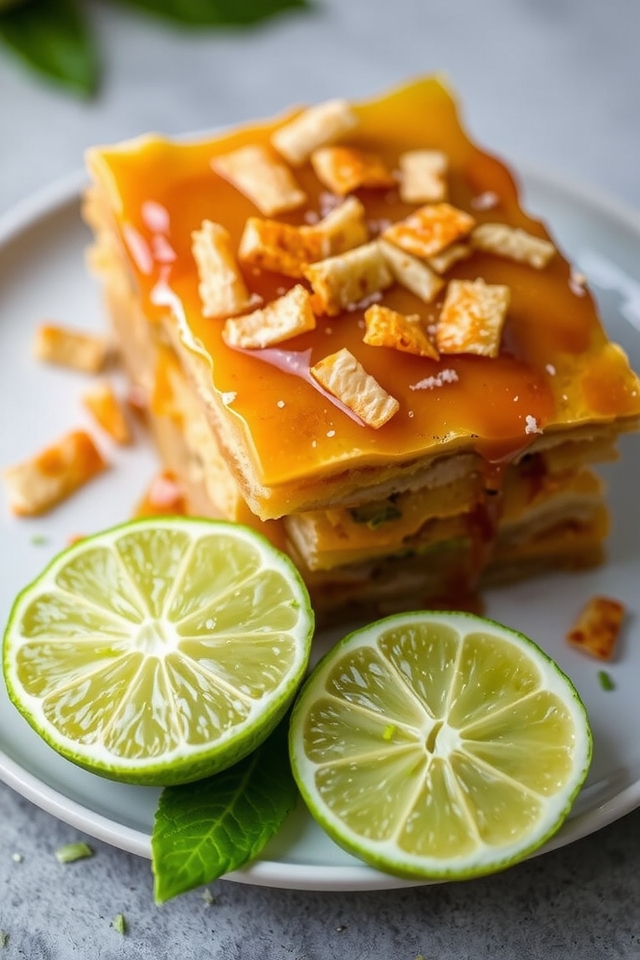 tropical coconut lime baklava