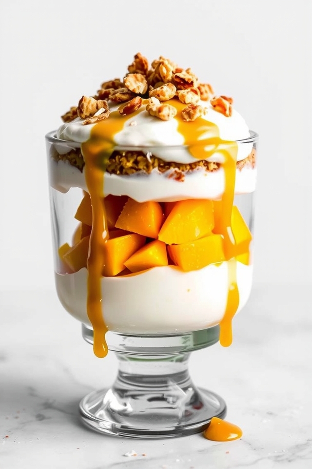 tropical mango coconut delight