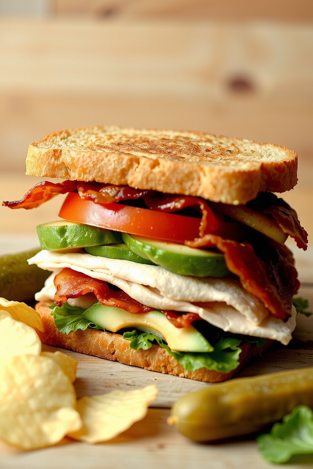 turkey avocado bacon delight