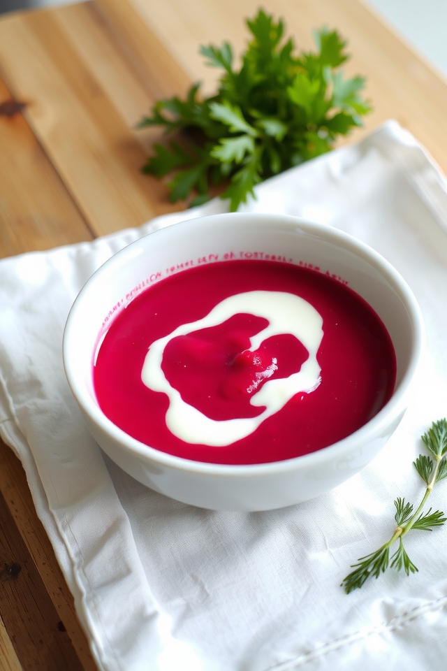 vibrant beetroot soup delight