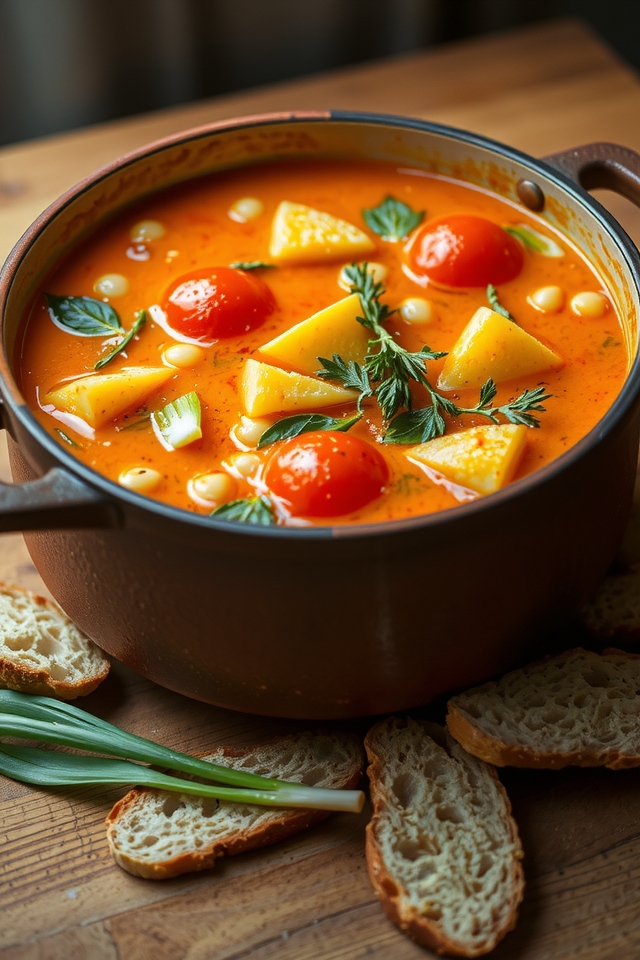 vibrant vegetable broth delight