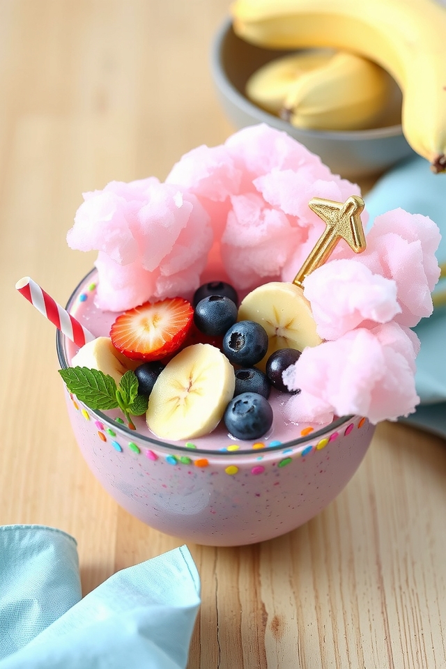whimsical cotton candy bowls