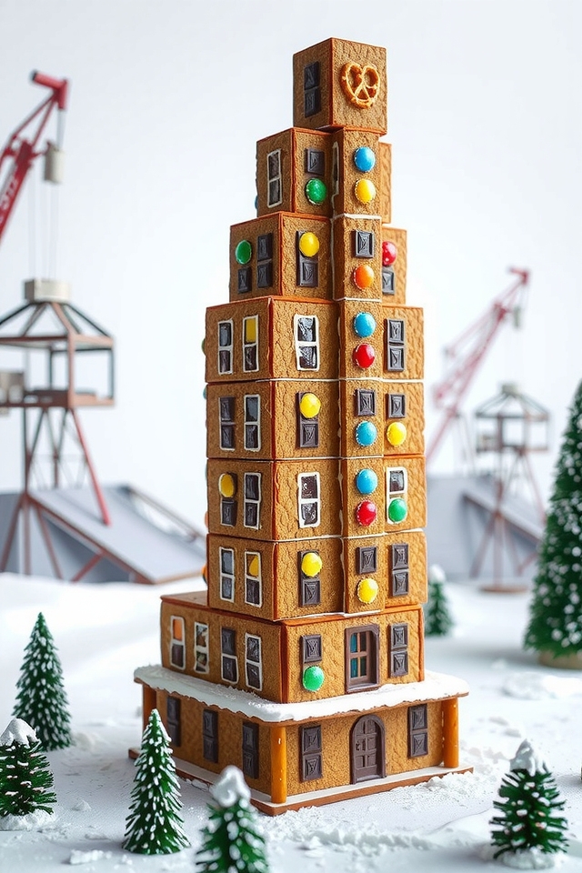 whimsical gingerbread architectural delight