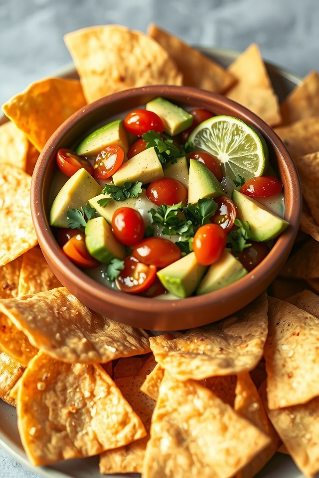 zesty avocado tomato salsa