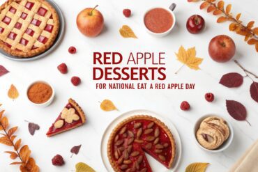 Red Apple Desserts for National Eat a Red Apple Day