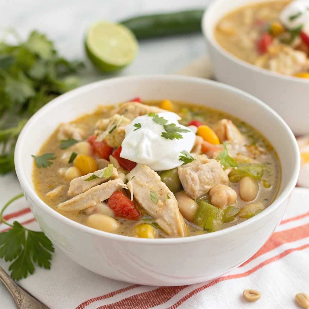 White Chicken Chili - an easy dinner idea.
