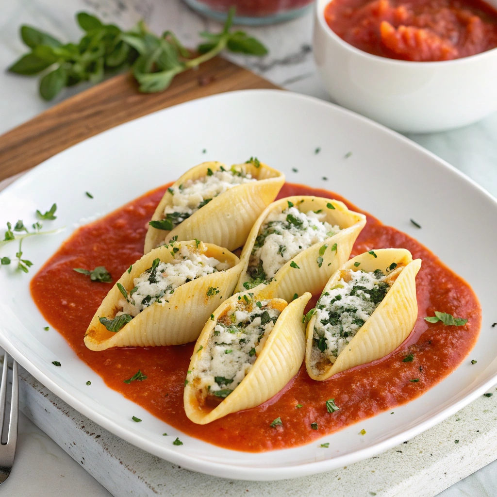 Stuffed Shells - an easy dinner idea.