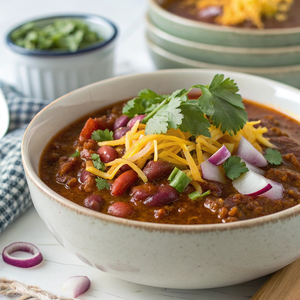 Classic Beef Chili - an easy dinner idea.