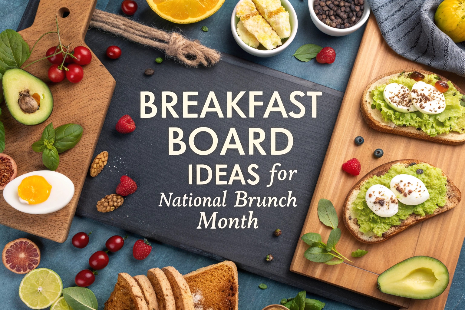 Breakfast Board Ideas for National Brunch Month