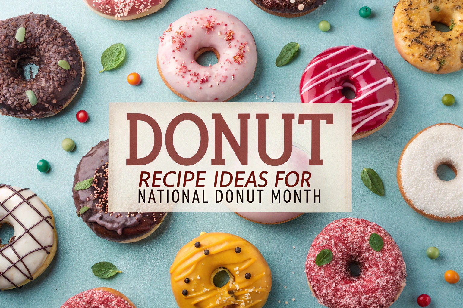 Donut Recipe Ideas for National Donut Month