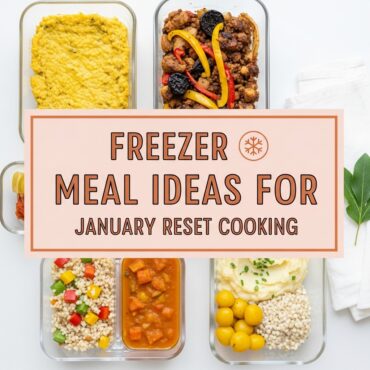 Freezer Meal Ideas for January Reset Cooking