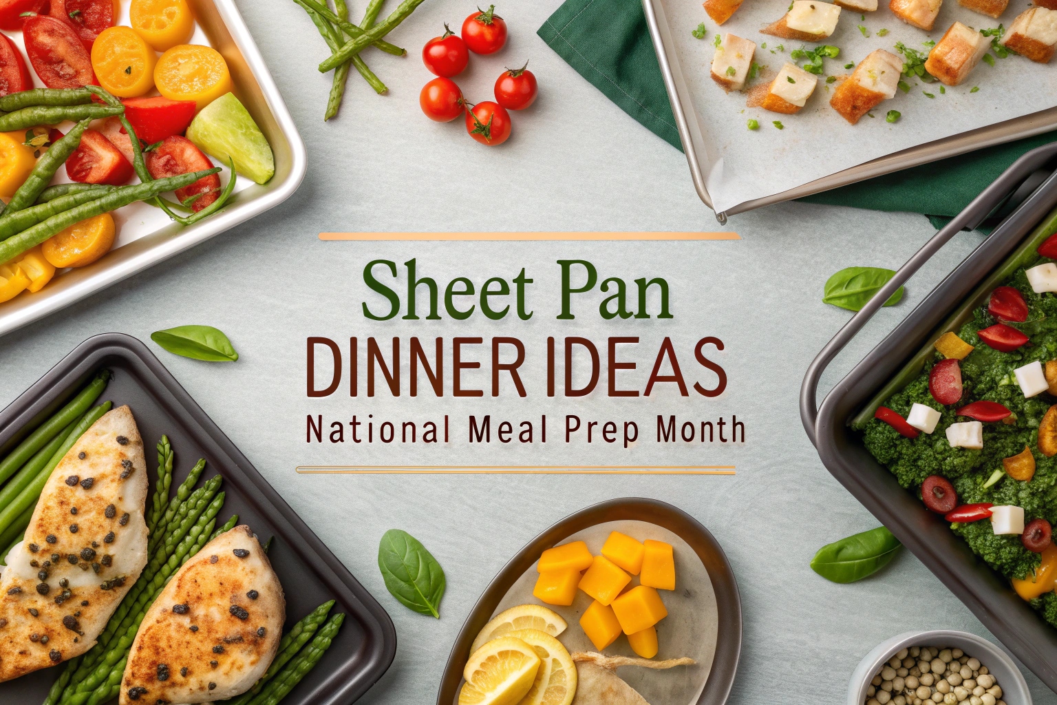 Sheet Pan Dinner Ideas for National Meal Prep Month