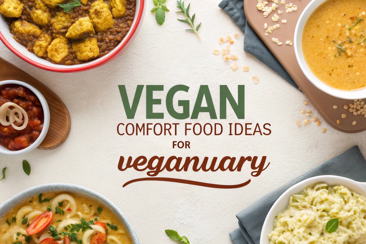 Vegan Comfort Food Ideas for Veganuary