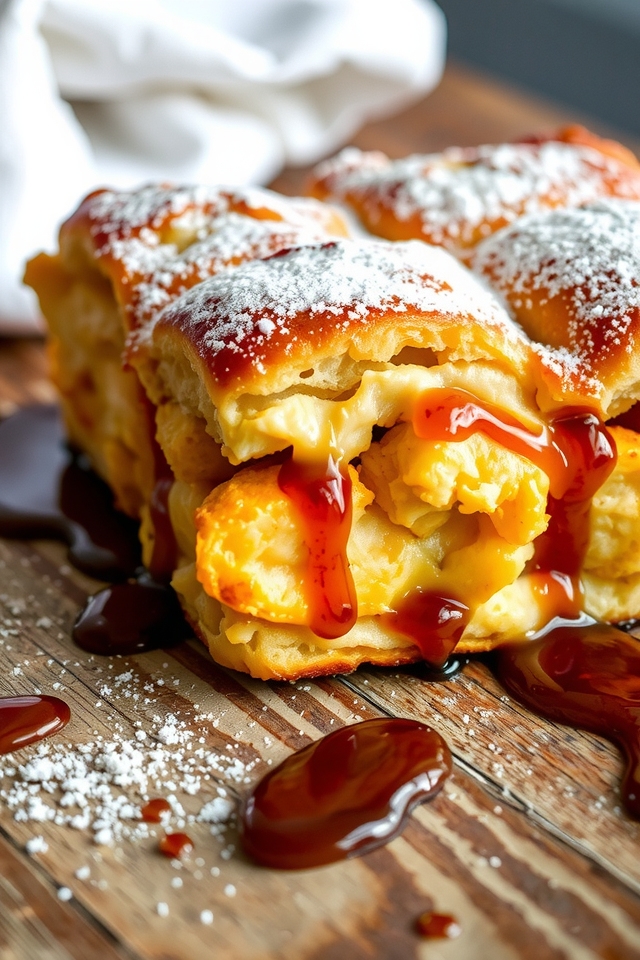 biscuit based french toast casserole