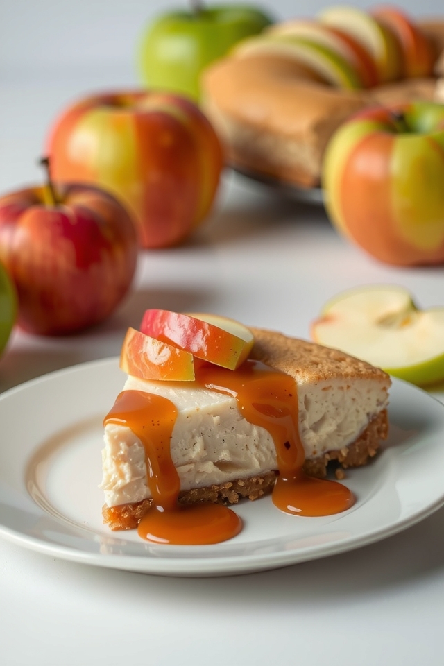 caramel apple cheesecake delight