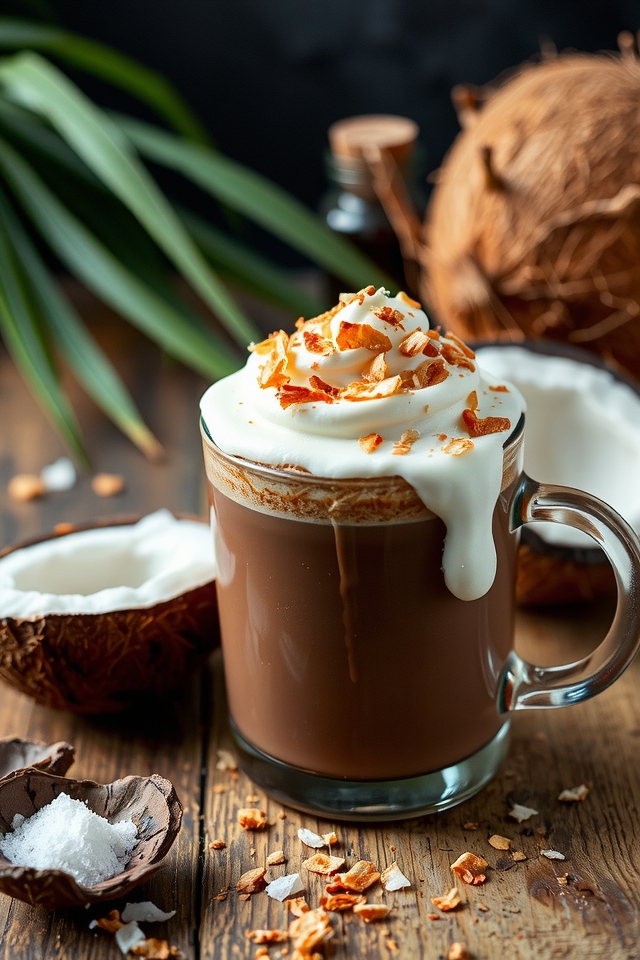 coconut infused chocolate indulgence