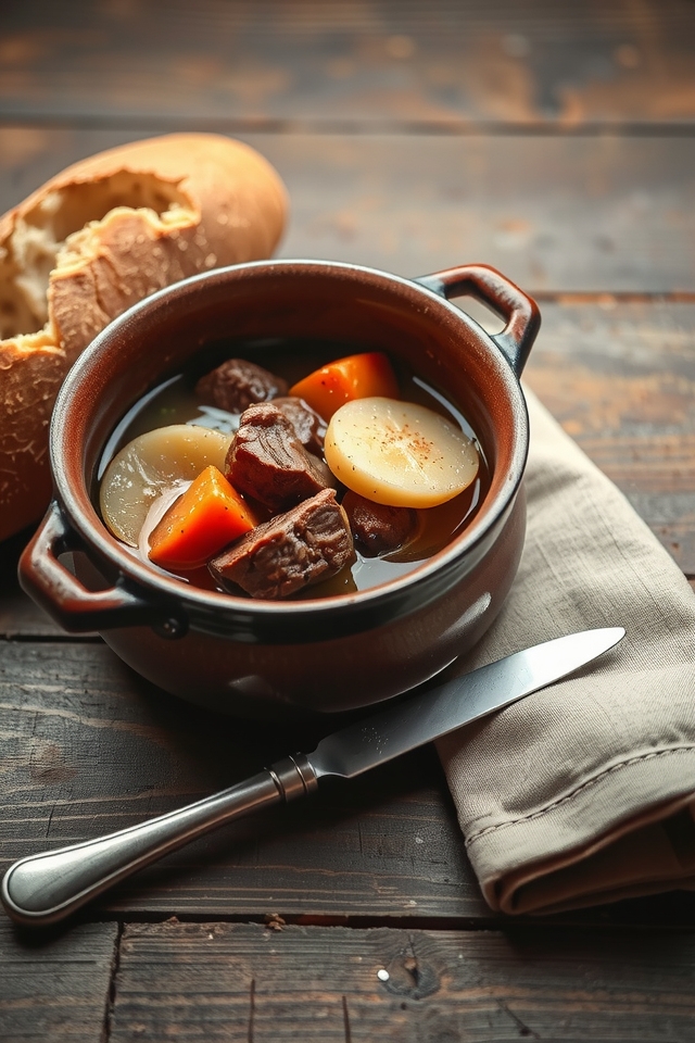 comforting hearty beef stew